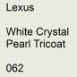 Preview: Lexus, White Crystal Pearl Tricoat, 062.